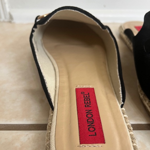 Espadrille mules with snaffle trim size 8 - Picture 6 of 7